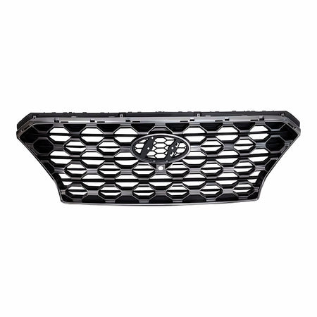 2019-2020 Hyundai Santa_Fe Grille Gray/Satin Chrome With Camera – Front View (HY1200221)