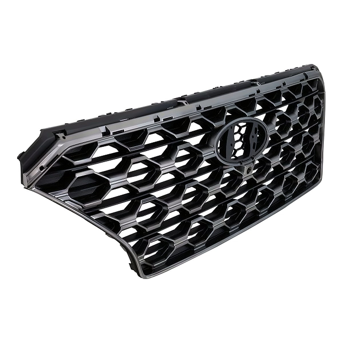 2019-2020 Hyundai Santa_Fe Grille Gray/Satin Chrome With Camera – Side View (HY1200221)