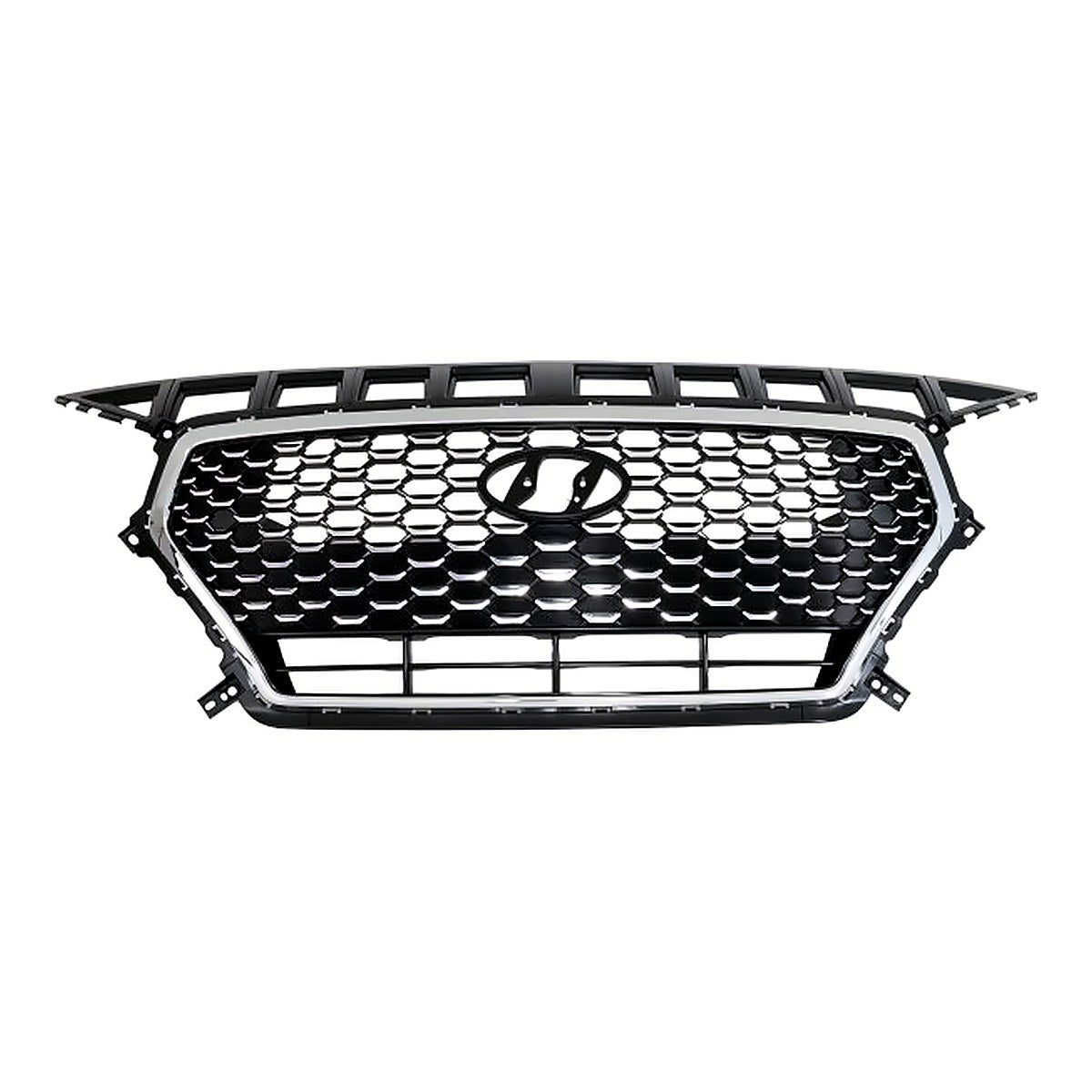 2018-2020 Hyundai Elantra_Gt Grille Ptd With Chrome Frontame – Front View (HY1200224)