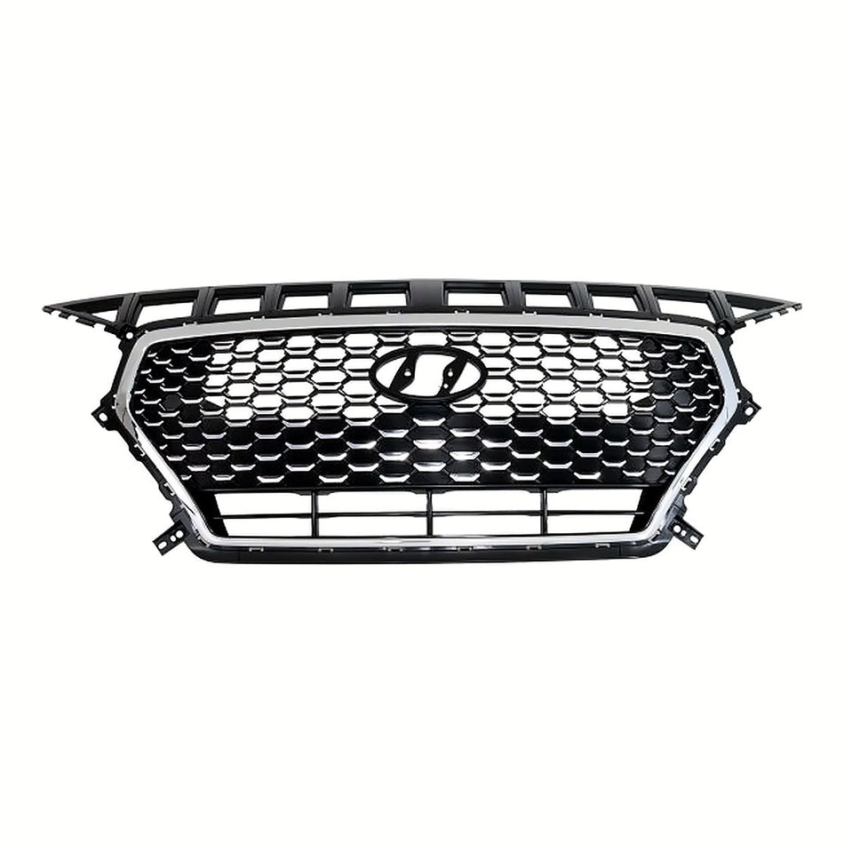 2018-2020 Hyundai Elantra_Gt Grille Ptd With Chrome Frontame – Front View (HY1200224)