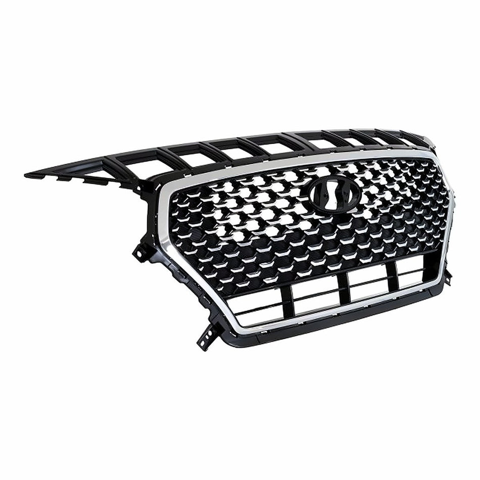 2018-2020 Hyundai Elantra_Gt Grille Ptd With Chrome Frontame – Side View (HY1200224)