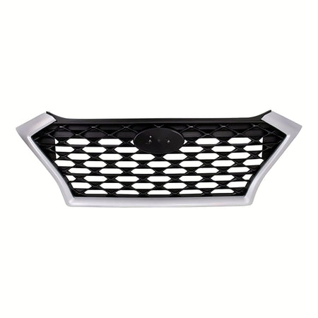 2019-2021 Hyundai Tucson Grille Ptd Black With Silver Frontame Without Camera – Front View (HY1200225)
