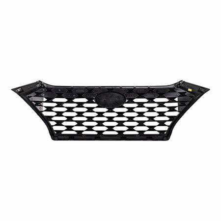 2019-2021 Hyundai Tucson Grille Ptd Black With Silver Frontame Without Camera – Back View (HY1200225)