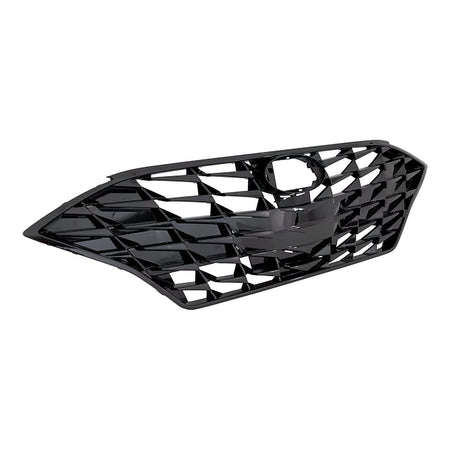 2020-2023 Hyundai Sonata Grille Front Gloss Black Without Sensor/Camera Fits Sel/Sel Plus/Sprt Models – Side View (HY1200230)