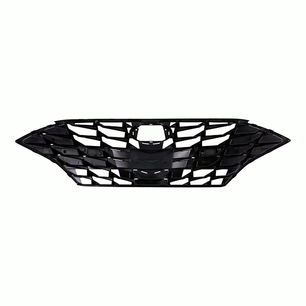 2020-2023 Hyundai Sonata Grille Front Gloss Black Without Sensor/Camera Fits Sel/Sel Plus/Sprt Models – Back View (HY1200230)