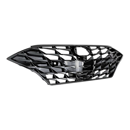 2020-2023 Hyundai Sonata Grille Front Gloss Black With Two Sensors/Camera Fits Ltd/Ultimate (Canada) Models – Side View (HY1200231)