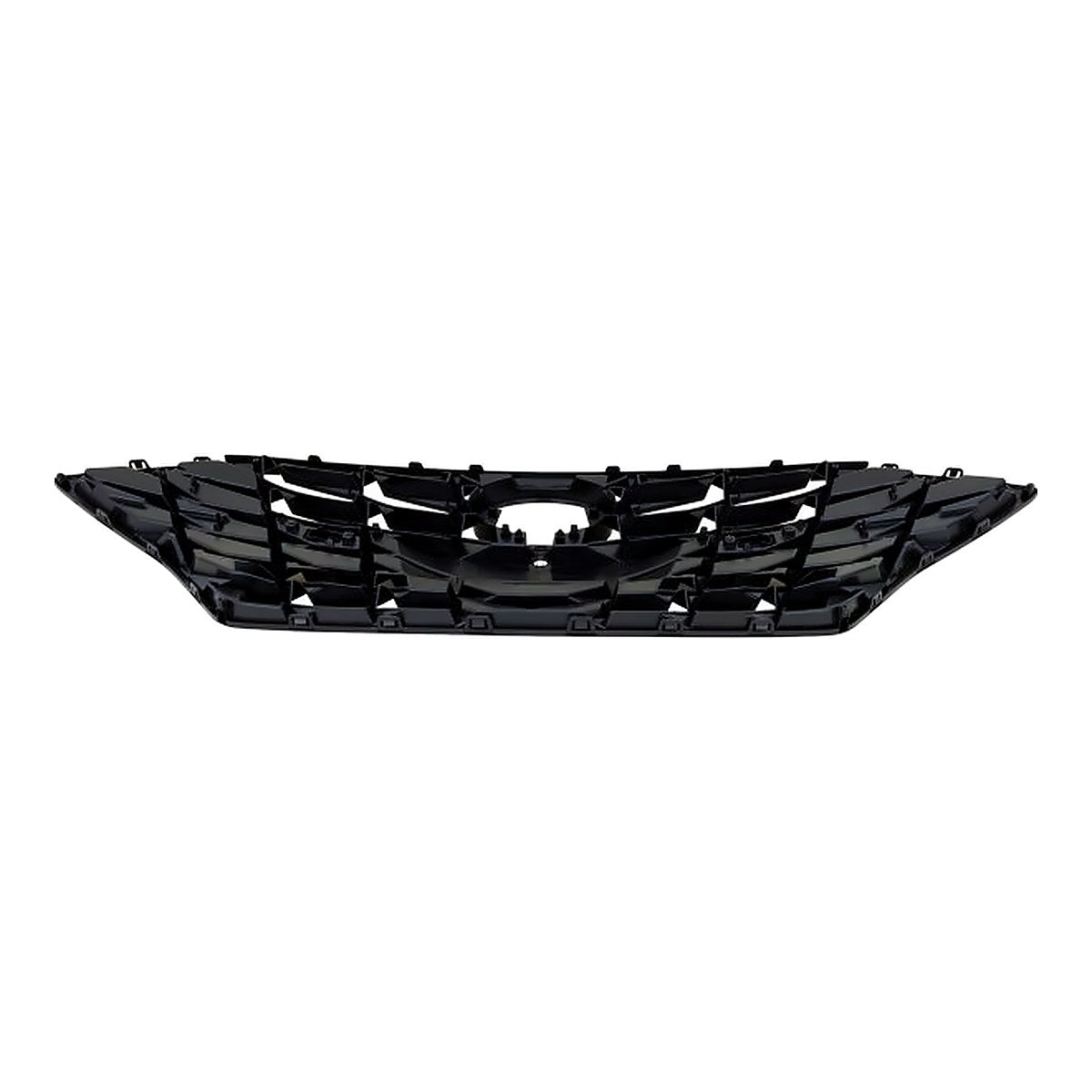 2020-2023 Hyundai Sonata Grille Front Gloss Black With Two Sensors/Camera Fits Ltd/Ultimate (Canada) Models – Side View (HY1200231)
