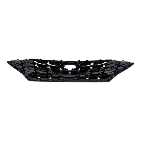 2020-2023 Hyundai Sonata Grille Front Gloss Black With Two Sensors/Camera Fits Ltd/Ultimate (Canada) Models – Side View (HY1200231)