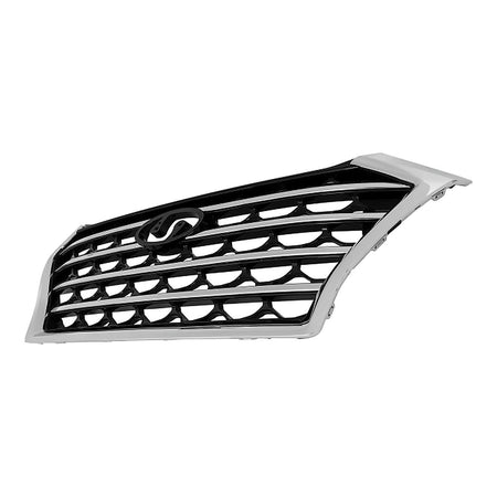 2019-2021 Hyundai Tucson Grille Front Ptd Black Chrome Molding Without Camera – Side View (HY1200233)