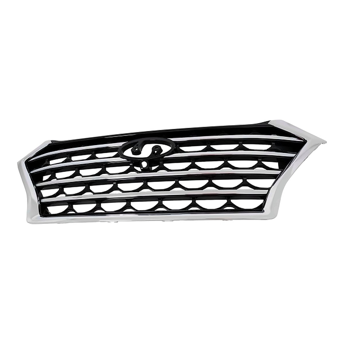 2019-2021 Hyundai Tucson Grille Front Ptd Black Chrome Molding With Camera – Side View (HY1200234)
