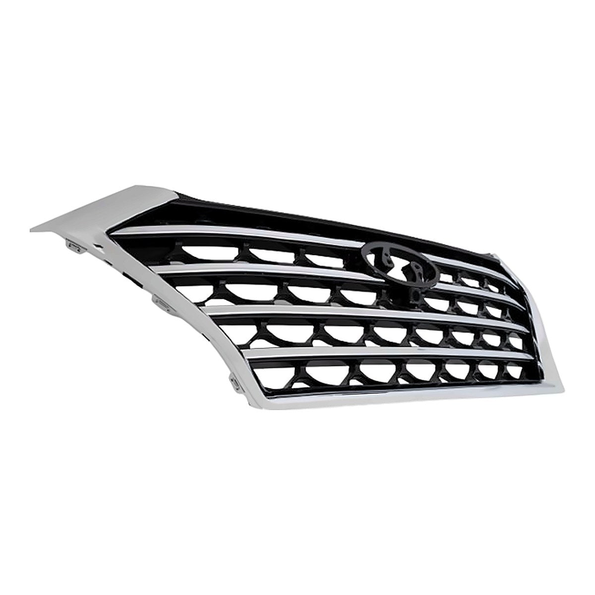 2019-2021 Hyundai Tucson Grille Front Ptd Black Chrome Molding With Camera – Side View (HY1200234)