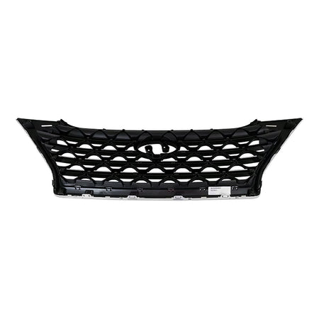 2019-2021 Hyundai Tucson Grille Front Ptd Black Chrome Molding With Camera – Back View (HY1200234)