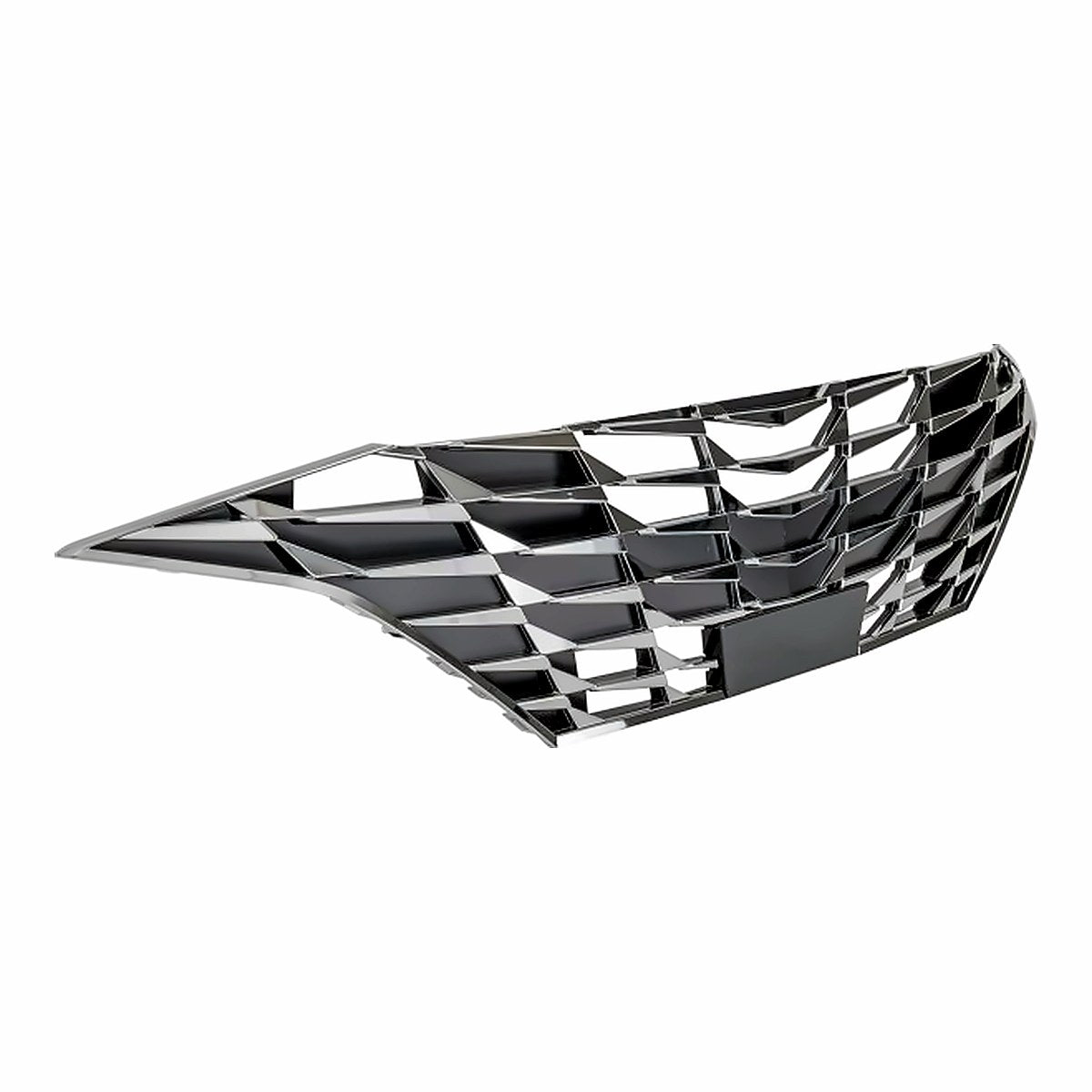 2021-2023 Hyundai Elantra_Sedan Grille Front Smoked Chrome Moulding With Adaptive Us Built – Side View (HY1200237)