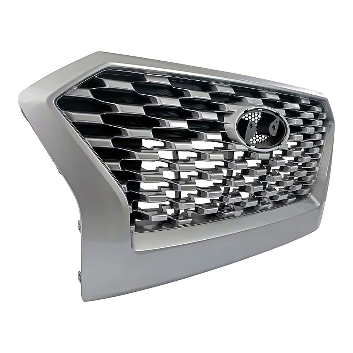 2020-2022 Hyundai Palisade Grille Front Ptd Silver Gray Fits Sel Without Park Assist Se/ Essential – Side View (HY1200239)