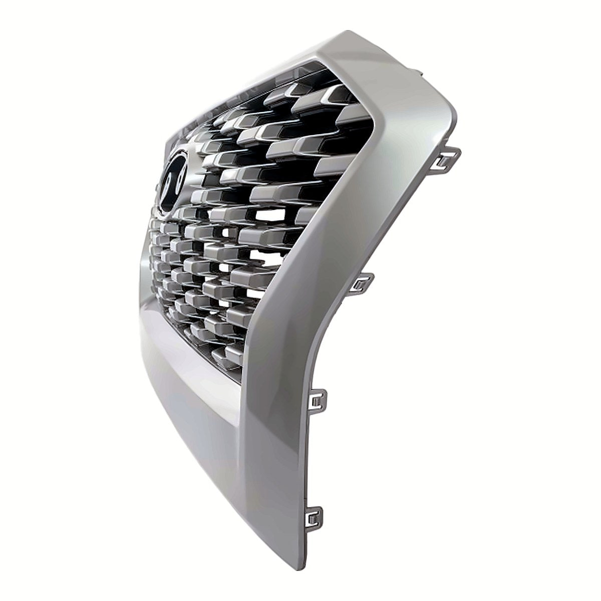 2020-2022 Hyundai Palisade Grille Front Ptd Silver Gray Fits Sel Without Park Assist Se/ Essential – Side View (HY1200239)