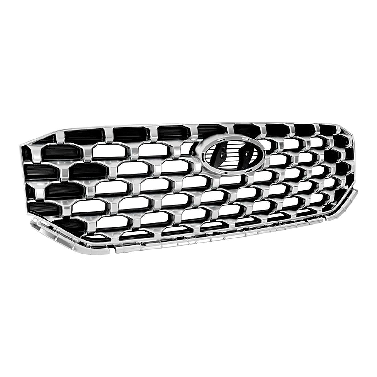 2021-2023 Hyundai Santa_Fe Grille Front Ptd Satin Nickel Without Camera Sel Model Exclude Hyb/ Xrt – Side View (HY1200243)