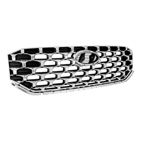 2021-2023 Hyundai Santa_Fe Grille Front Ptd Satin Nickel Without Camera Sel Model Exclude Hyb/ Xrt – Side View (HY1200243)