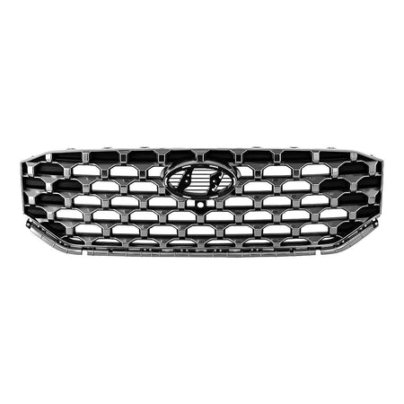 2021-2023 Hyundai Santa_Fe Grille Front Ptd Satin Nickel With Camera Ltd Models – Front View (HY1200244)