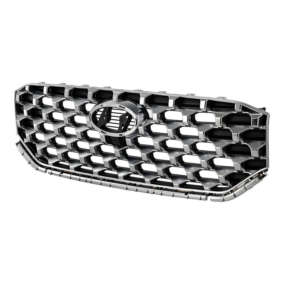 2021-2023 Hyundai Santa_Fe Grille Front Ptd Satin Nickel With Camera Ltd Models – Side View (HY1200244)
