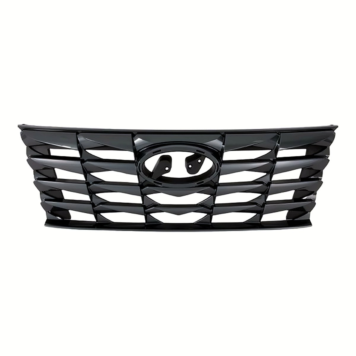 2022-2024 Hyundai Tucson Grille Front Ptd Dark Gray Without Camera Se/ Sel – Front View (HY1200248)
