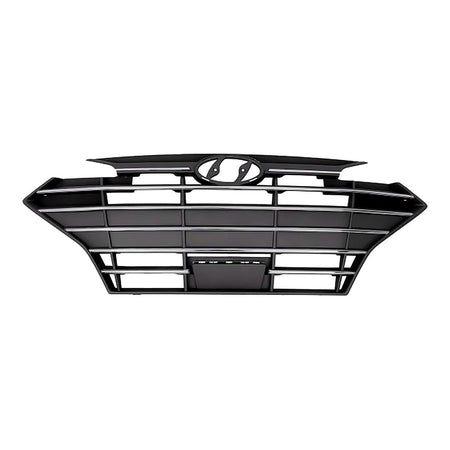 2019-2020 Hyundai Elantra_Sedan Grille Front Black With 6 Chrome Bars With Adaptive Cruise Exclude Sprt – Front View (HY1200254)
