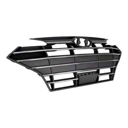2019-2020 Hyundai Elantra_Sedan Grille Front Black With 6 Chrome Bars With Adaptive Cruise Exclude Sprt – Side View (HY1200254)