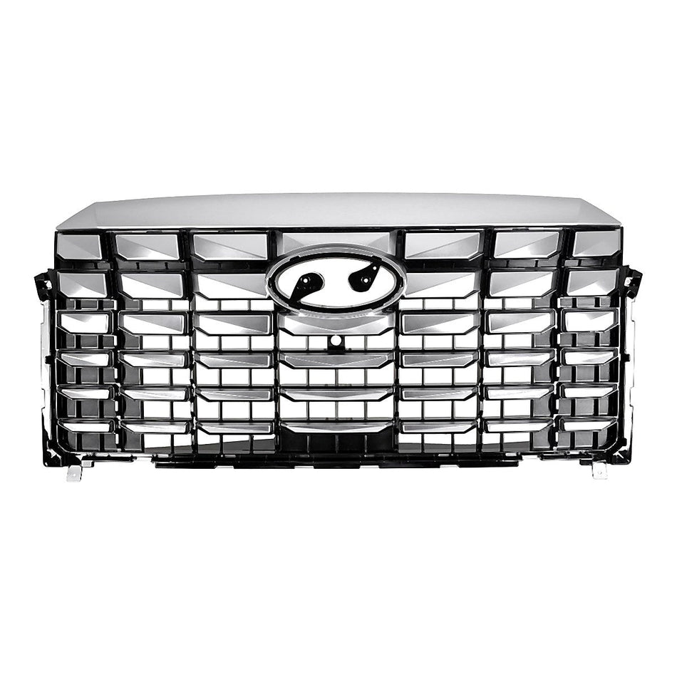 2023-2025 Hyundai Palisade Grille Front Ptd Black With Satin Molding For Calligraphy / Ultimate Models – HY1200294