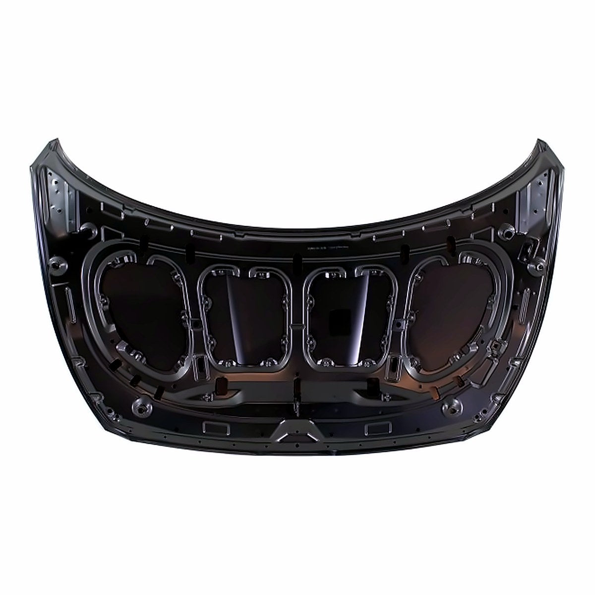 2012-2017 Hyundai Accent_Hatchback Hood Steel – Back View (HY1230153)