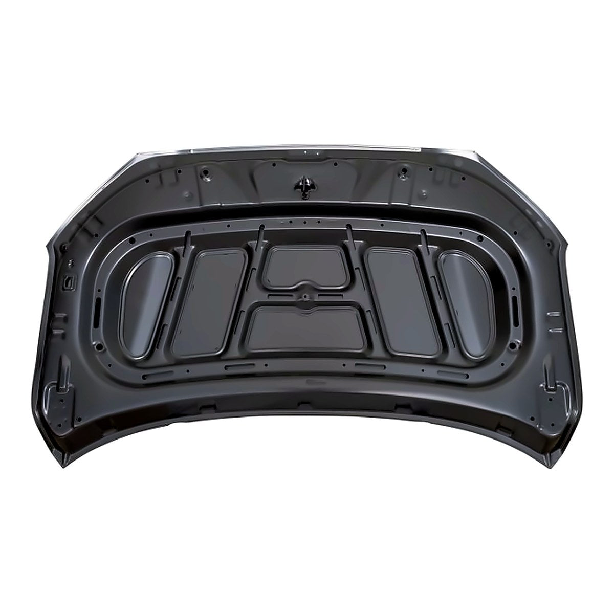 2018-2023 Hyundai Kona Hood Steel Without Iron Man – Back View (HY1230174)