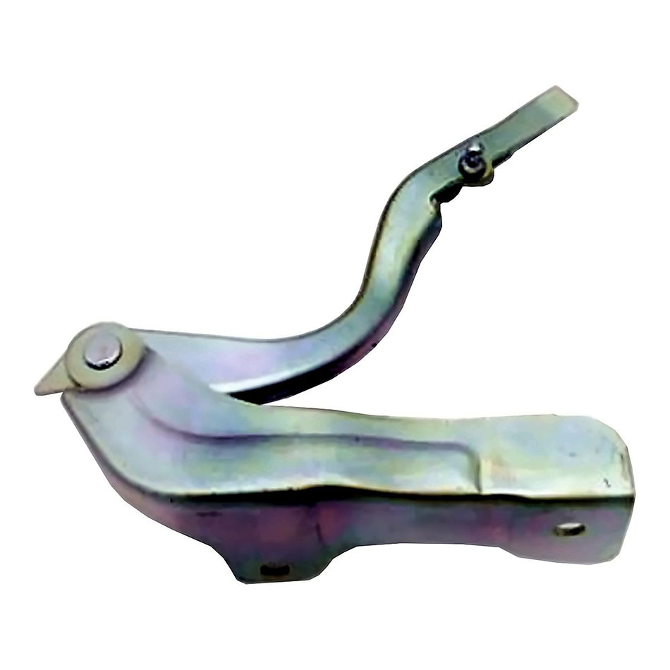 2017-2018 Hyundai Santa_Fe_Sport Hood Hinge Passenger Side Steel Satin Chrome Finish Sport – Front View (HY1236169)