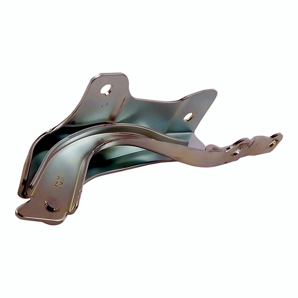 2017-2018 Hyundai Santa_Fe_Sport Hood Hinge Passenger Side Steel Satin Chrome Finish Sport – Side View (HY1236169)