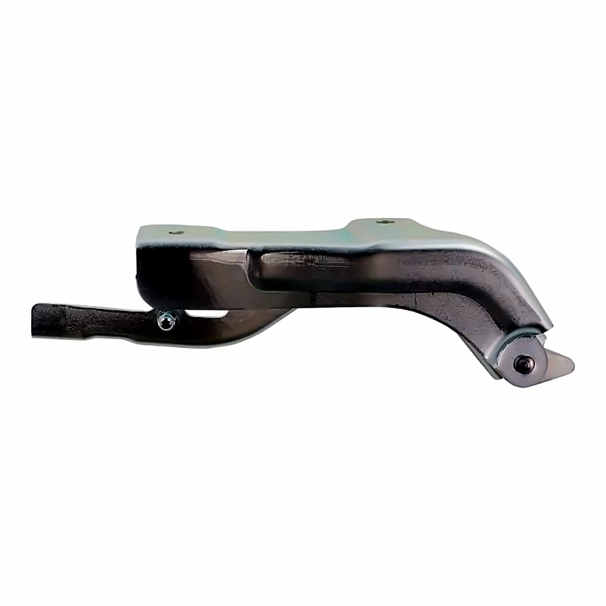 2017-2018 Hyundai Santa_Fe_Sport Hood Hinge Passenger Side Steel Satin Chrome Finish Sport – Back View (HY1236169)