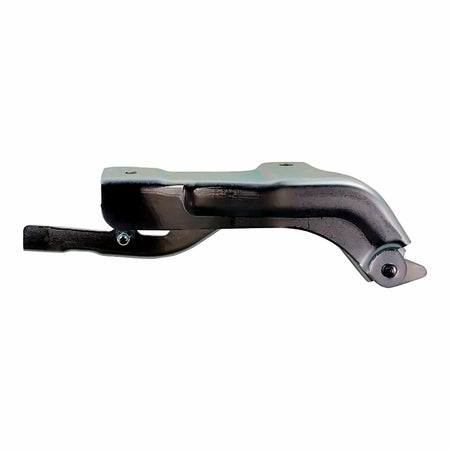 2017-2018 Hyundai Santa_Fe_Sport Hood Hinge Passenger Side Steel Satin Chrome Finish Sport – Back View (HY1236169)