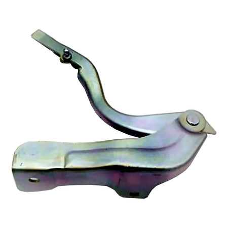 2017-2018 Hyundai Santa_Fe_Sport Hood Hinge Driver Side Steel Satin Chrome Finish Sport – Front View (HY1236170)