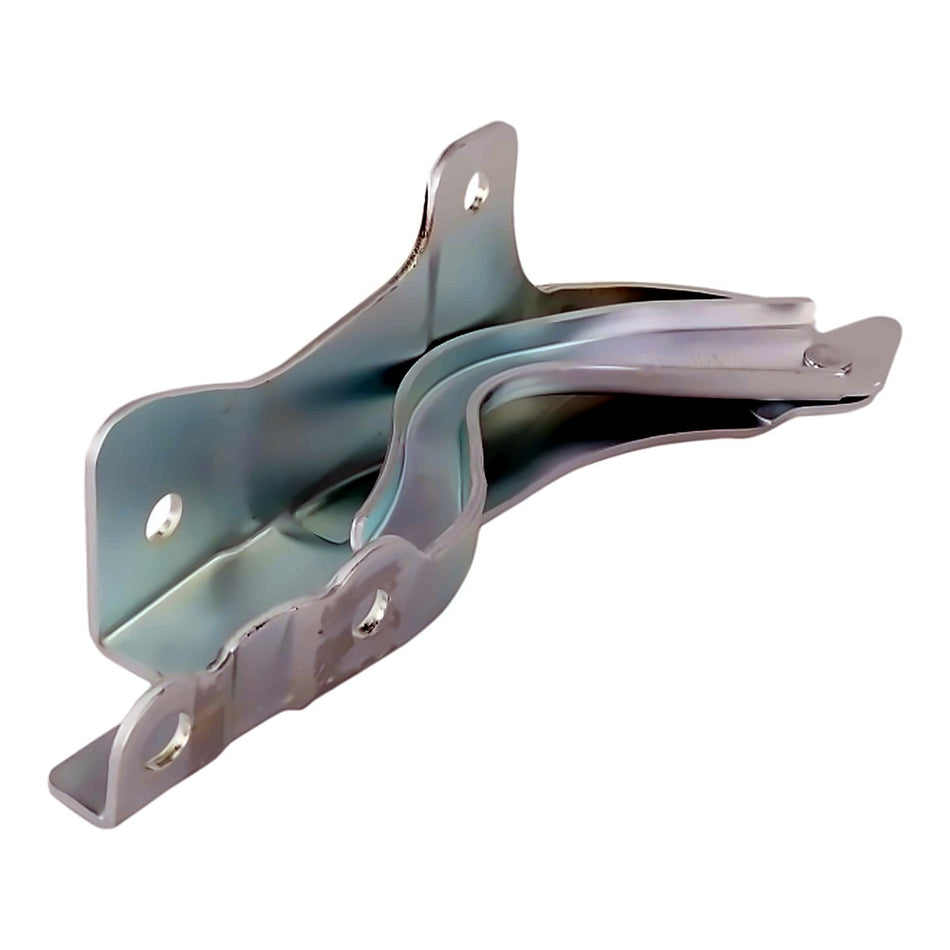 2017-2018 Hyundai Santa_Fe_Sport Hood Hinge Driver Side Steel Satin Chrome Finish Sport – Side View (HY1236170)