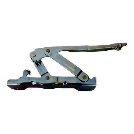 2020-2022 Hyundai Sonata Hood Hinge Passenger Side Steel Chrome – Back View (HY1236179)