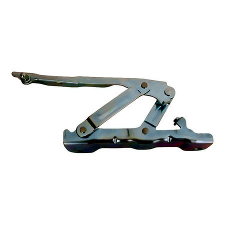 2020-2022 Hyundai Sonata Hood Hinge Driver Side Steel Chrome – Back View (HY1236180)