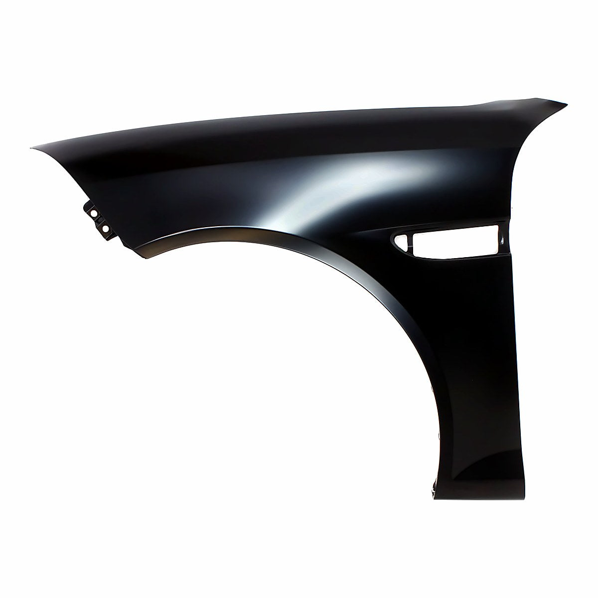 2007-2008 Hyundai Tiburon Fender Front Driver Side (With Side Mldg Hole) Steel – Front View (HY1240143)