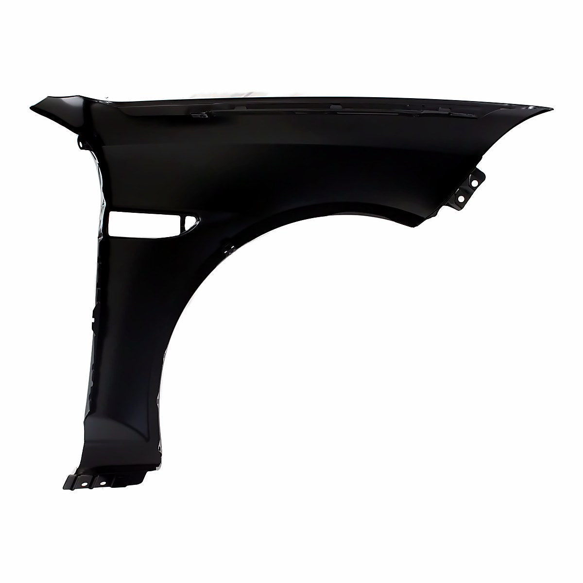 2007-2008 Hyundai Tiburon Fender Front Driver Side (With Side Mldg Hole) Steel – Back View (HY1240143)