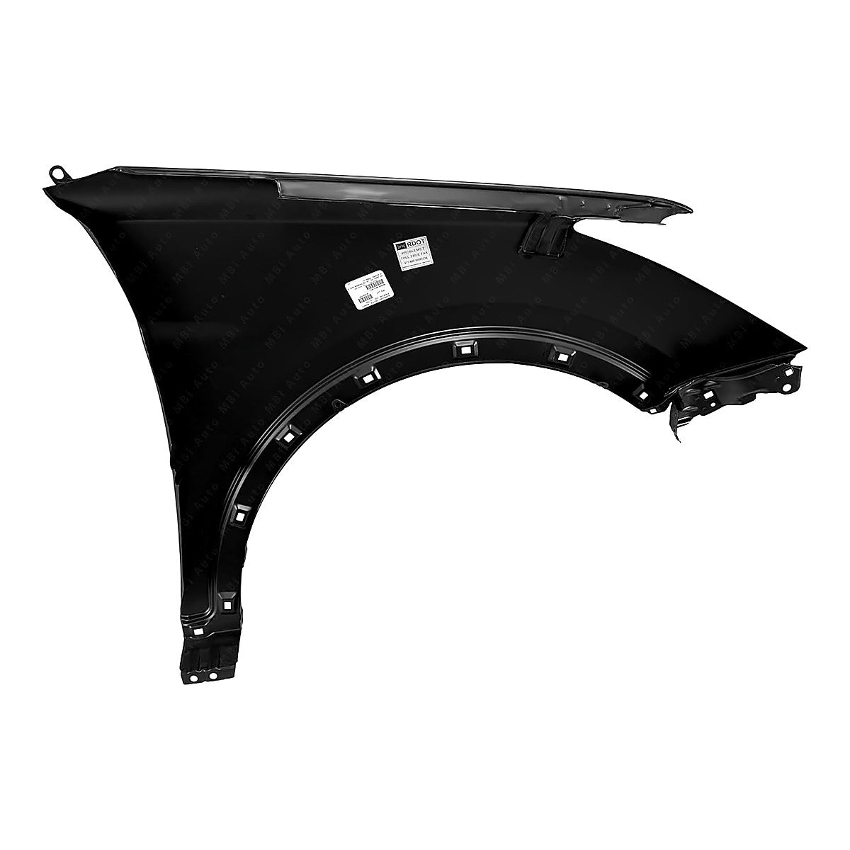 2013-2018 Hyundai Santa_Fe Fender Front Driver Side (Without Side Lamp Hole) Steel Sports Model – Back View (HY1240159)