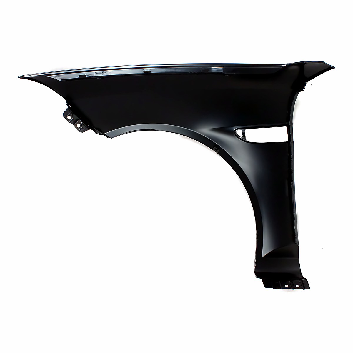 2007-2008 Hyundai Tiburon Fender Front Passenger Side (With S/Mldg Ho) Steel – Back View (HY1241143)