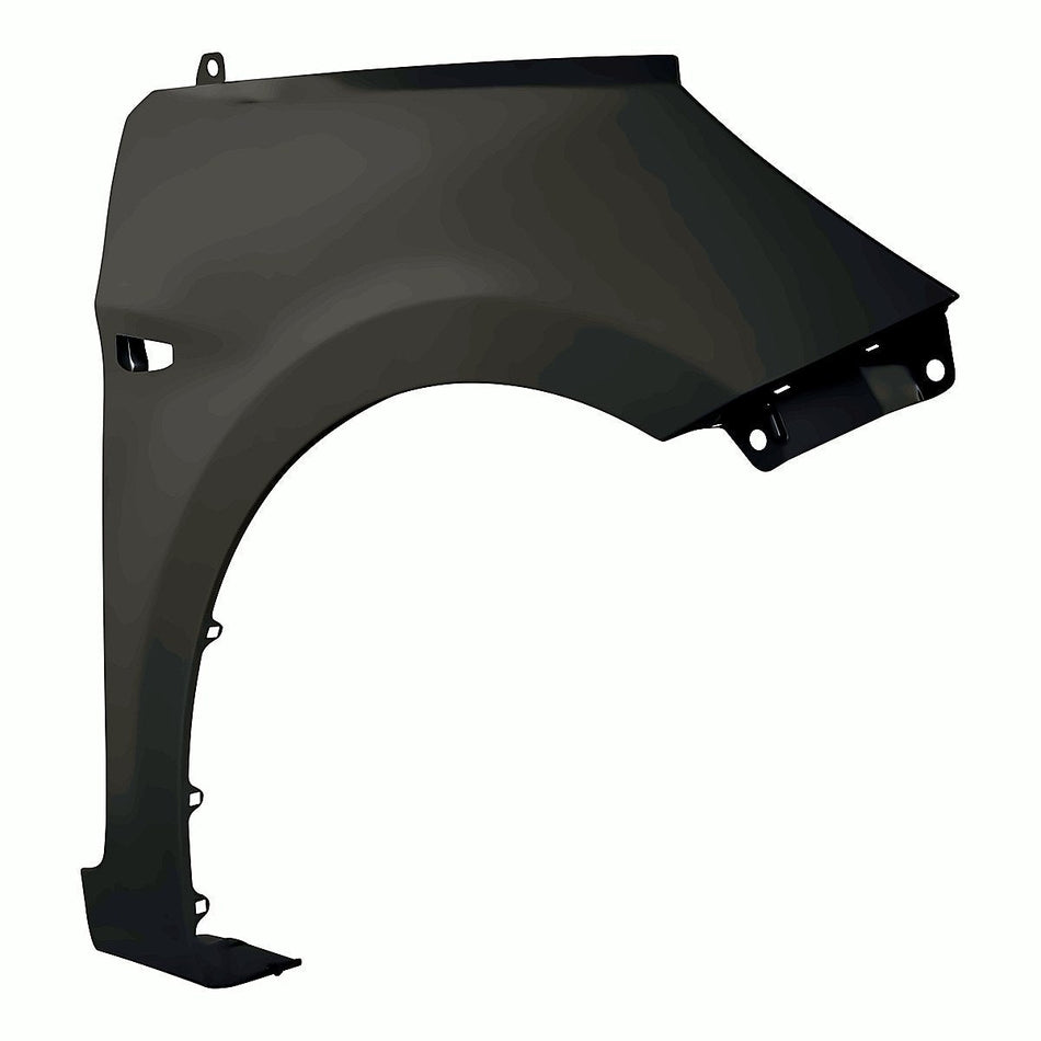2012 Hyundai Accent Sedan Fender Front Passenger Side - side angle, Part HY1241153