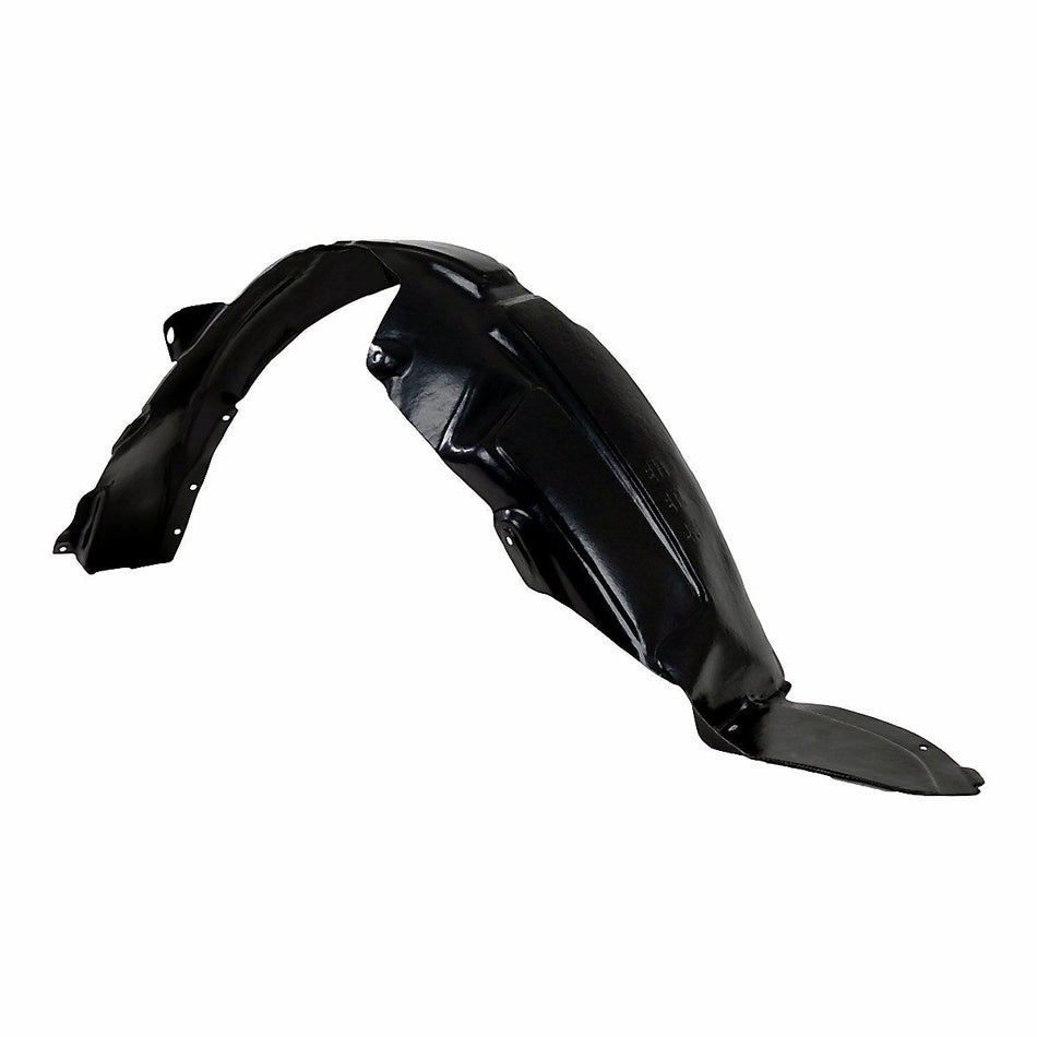 2012-2014 Hyundai Accent Sedan Fender Liner Driver Side - side angle, Part HY1248122