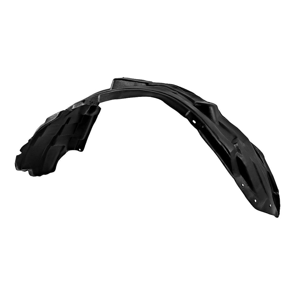 2006-2011 Hyundai Accent Sedan Fender Liner Driver Side - side angle, Part HY1250113