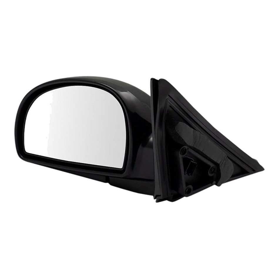 2002-2005 Hyundai Accent Sedan Door Mirror Driver Side - side angle, Part HY1320139