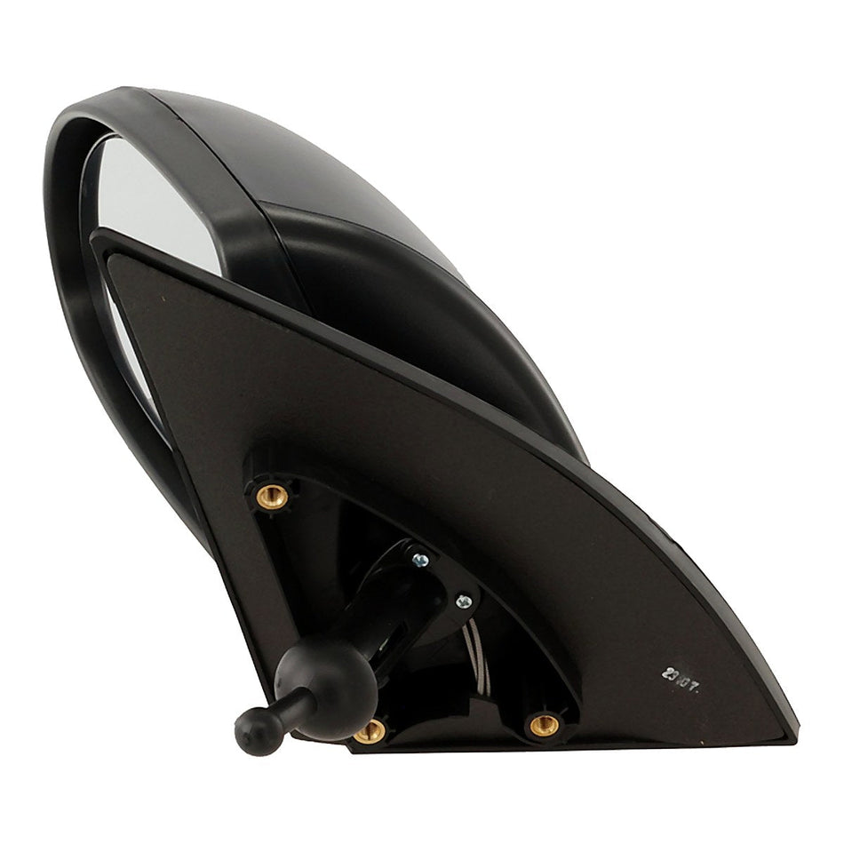 2007-2009 Hyundai Accent Sedan Door Mirror Driver Side - side angle, Part HY1320157