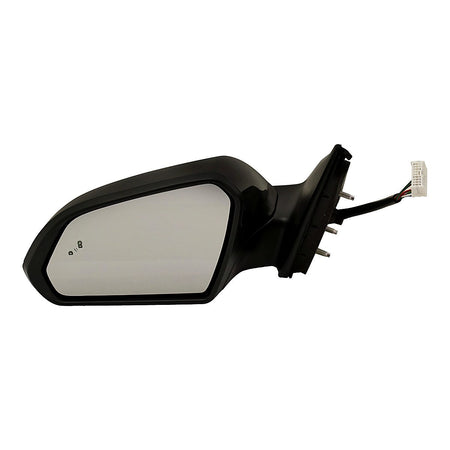 2018-2019 Hyundai Sonata Door Mirror Driver Side Power Textured With Blind Spot/Signal/Heat_HY1320238
