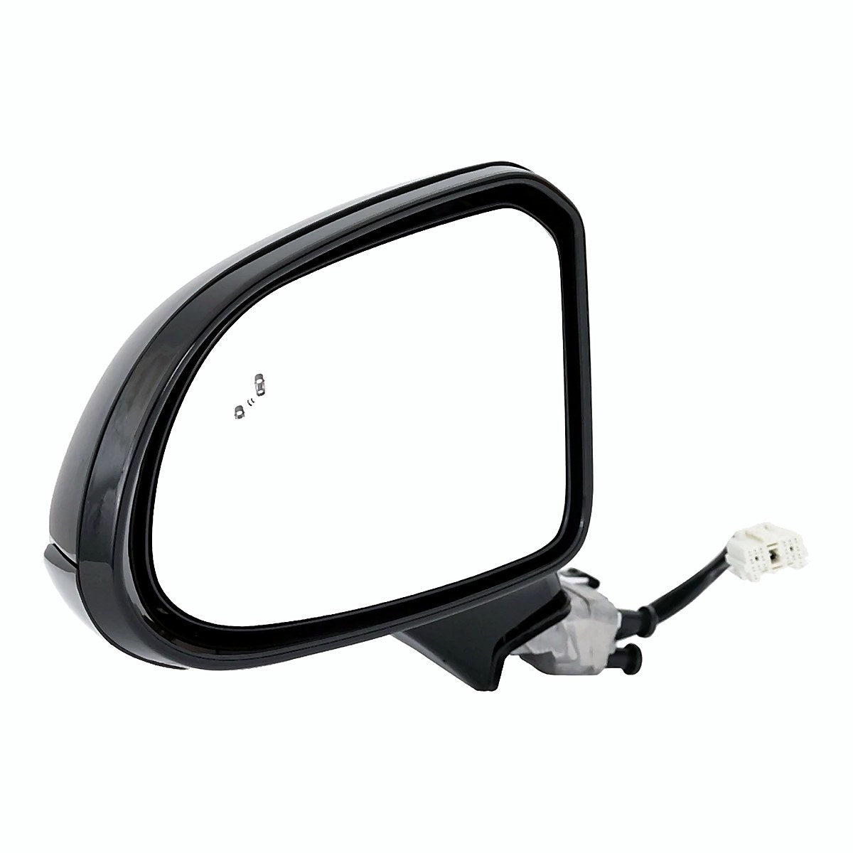 2019-2020 Hyundai Santa_Fe Door Mirror Driver Side Power Ptm Heated Without Signal With Blind Spot_HY1320263-3