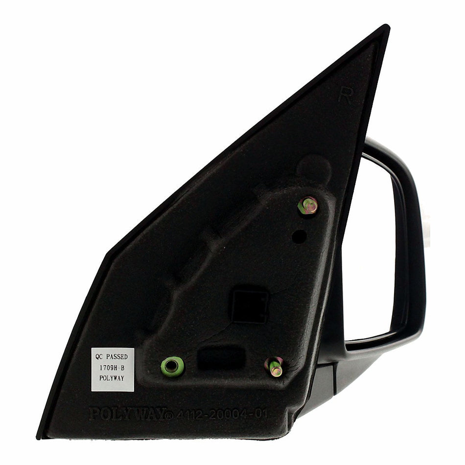 2005-2009 Hyundai Tucson Door Mirror Passenger Side Power Heated Textured Black_HY1321151-2