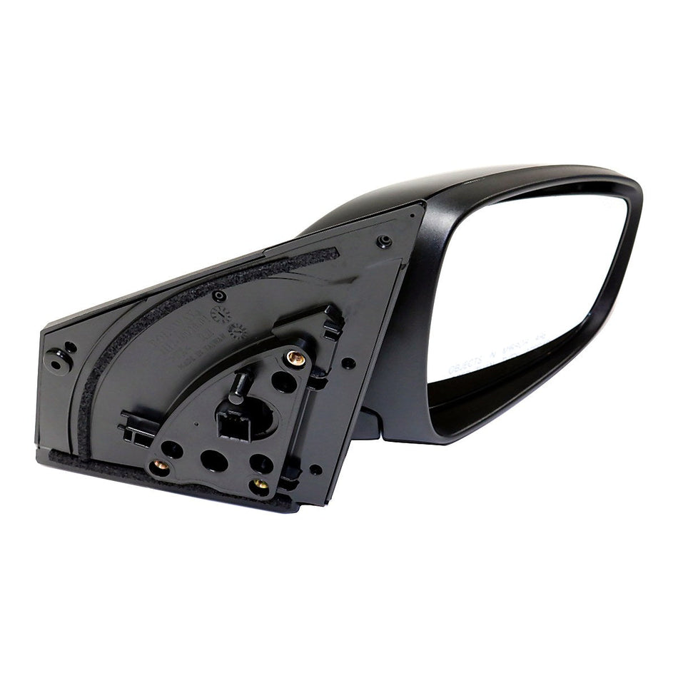 2012-2017 Hyundai Accent Sedan Door Mirror Passenger Side - side angle, Part HY1321180